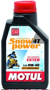 Motul SNOWPOWER 4T SAE 0W40 1L ( 826901/SNOWPOWER/101230) ― Motocross.UA