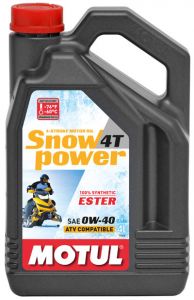 Motul SNOWPOWER 4T SAE 0W40 4L (826907/SNOWPOWER/101231) ― Motocross.UA