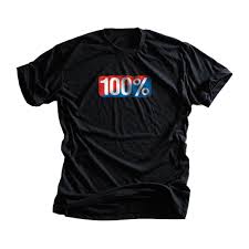 футболка Ride 100% OLD SCHOOL TEE [BLACK] 32001-001 ― Motocross.UA