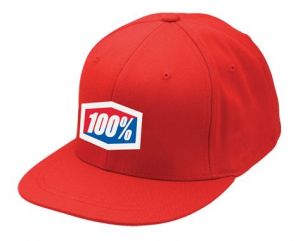 Кепка 100% &quot;Icon&quot; 210 Fitted Red (20014-003-18) ― Motocross.UA