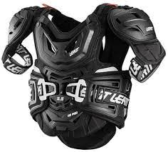 LEATT Chest Protector 5.5 Pro HD [Black/White] (5014101101,2-One Size) ― Motocross.UA