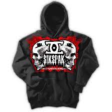 Толстовка SIKSPAK BURN IN HELL [BLACK] HBH-001- ― Motocross.UA