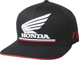 Кепка FOX HONDA FLEXFIT HAT [BLACK] (23017-001-) ― Motocross.UA