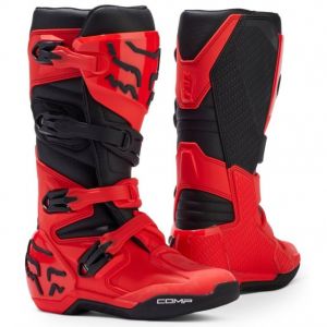 Мотоботи FOX COMP Youth Boot [Flo Red].30471-110-4,7,8 ― Motocross.UA