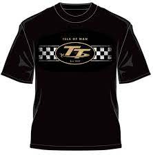 футболка IOMTT Logo &amp; Check Design Retro T-Shirt, Black (17RTS1) ― Motocross.UA