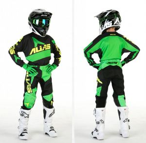 штаны A2 BARS YELLOW/NEON GREEN 2435-351-026 ― Motocross.UA