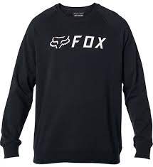 Кофта FOX APEX CREW FLEECE [Black] 26436-018- ― Motocross.UA