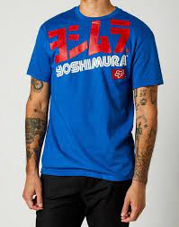 Футболка FOX YOSHIMURA OVERSIZED TEE [Royal Blue] 26955-159-L ― Motocross.UA
