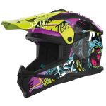 Мотошолом LS2 MX708 Fast 2 Gorilla Purple H-V Yellow 467082074