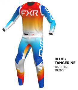 КомплектиFXR Yth Pro-Stretch MX 22-Blue/Tangerin 223314/26-4035-XL ― Motocross.UA