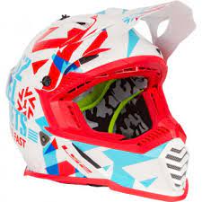 Kid LS2 MX437 FAST EVO MINI FUNKY RED WHITE  40437J3302-		 ― Motocross.UA