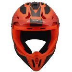 Мотошолом LS2 MX708 Fast 2 Duck Matt Hi-Vis Orange Red 467082151