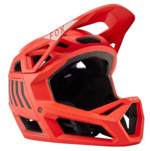 Шолом FOX PROFRAME Helmet - NACE [Orange Flame] -31472-104-L ― Motocross.UA