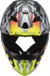 Мотошолом LS2 MX703 C X-Force Barrier Hi-Viz Yellow Red 4670321323