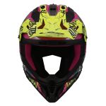 Мотошолом LS2 MX708 Fast 2 Gorilla Purple H-V Yellow 467082074