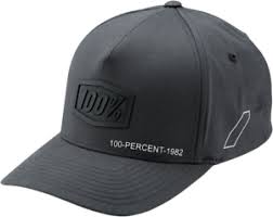 Кепка Ride 100% SHADOW X-Fit SnapBack Hat [Steel] 2009-245-17/18 ― Motocross.UA