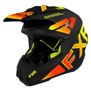 Мотошолом FXR Torque Team Helmet 22-Black/Inferno (220620-1026-) ― Motocross.UA