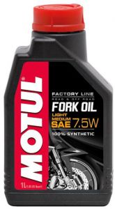 Motul FORK OIL LIGHT/MEDIUM FACTORY LINE SAE 7,5W (1L)/101127=105926 ― Motocross.UA