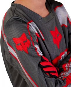 Дитяча джерсі FOX 180 - ATLAS [Grey] -31428-037-YL,YXL ― Motocross.UA